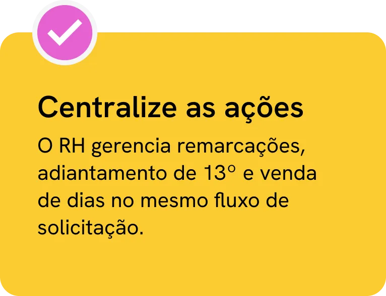 Centralize actions: send notifications to managers, approve or decline requests, export reports — all from one place