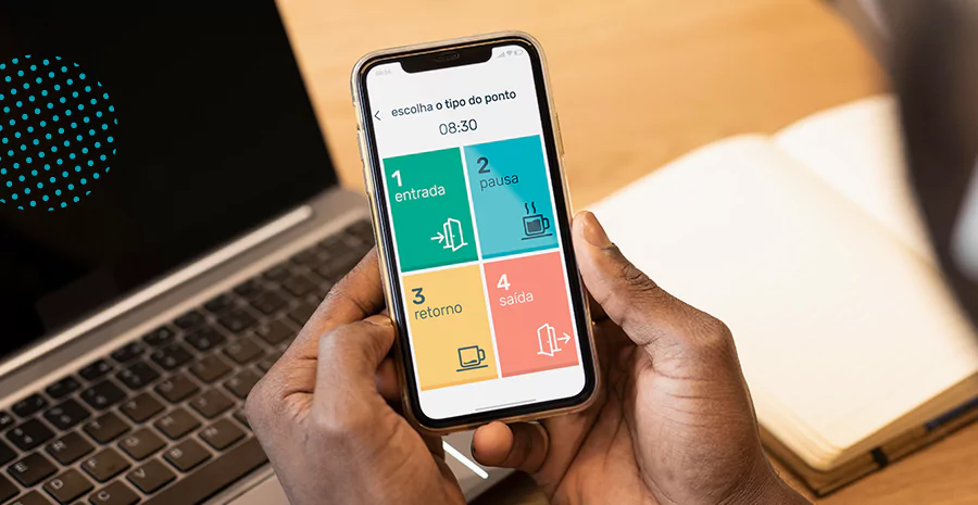imagem de um celular com o aplicativo pontotel na tela