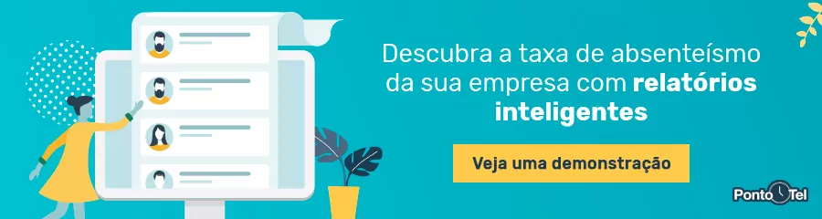 banner descubra a taxa de absenteismo