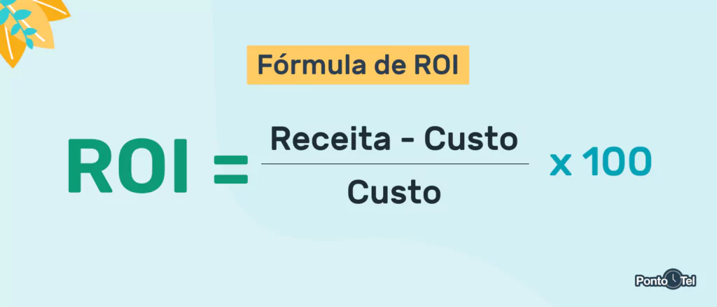 fórmula para calcular o ROI