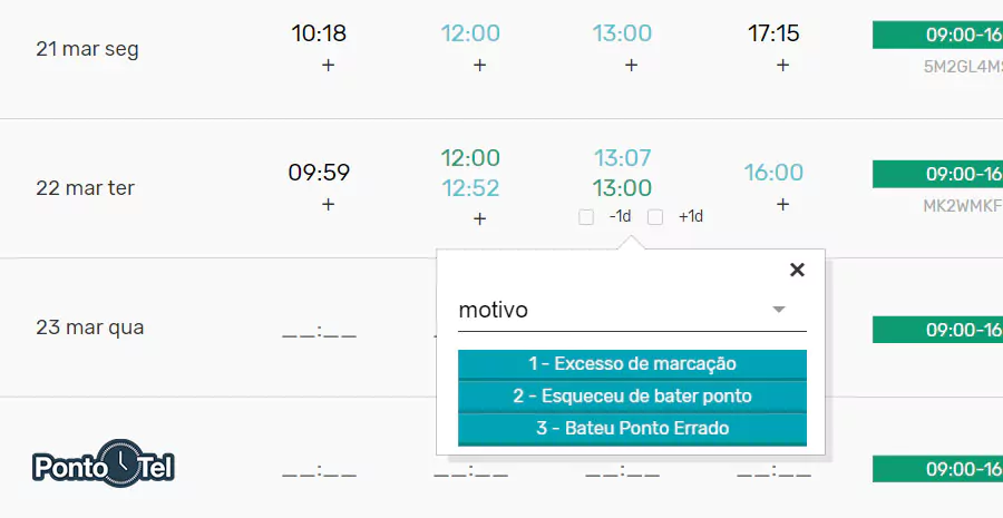 imagem do sistema pontotel 