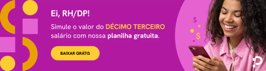 imagem com símbolo de planilha convidando a baixar planilha de calculo de decimo terceiro