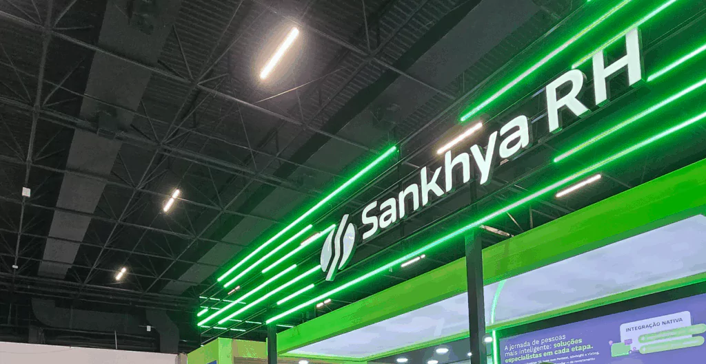 Foto do estande do Sankhya RH no ConaRH 2025