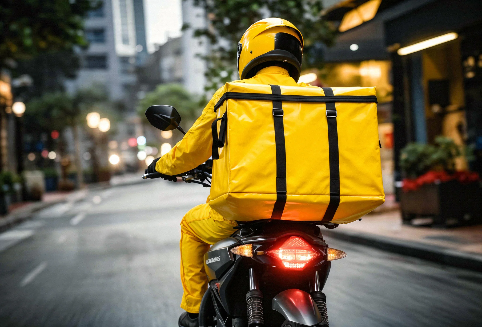 periculosidade para motoboy, entregador em via pública