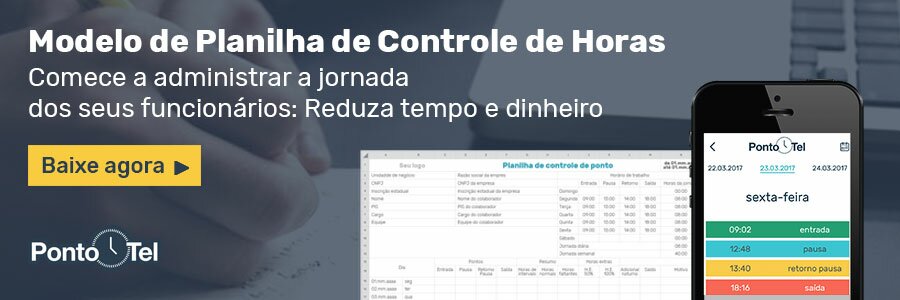 banner planilha de controle de horas