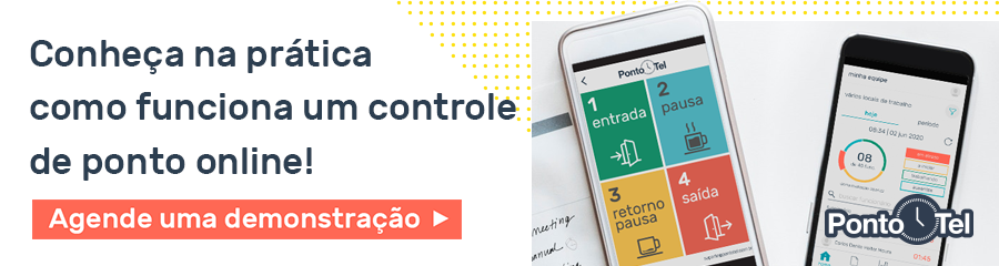 banner pontotel controle de ponto online