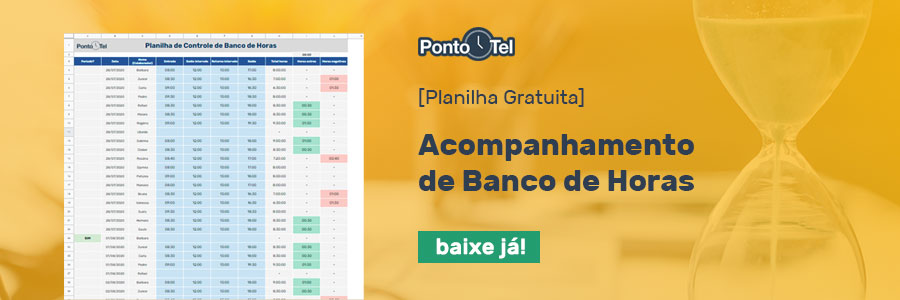 download planilha banco de horas