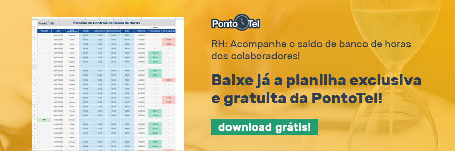 planilha de banco de horas gratis 