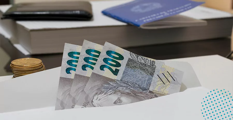 imagem de notas de duzentos reais